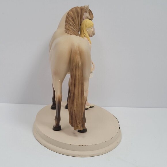 Horse Whispers Dreams Come True Figurine 4028502 Girl & Horse By Enesco 2012 - Picture 4 of 8